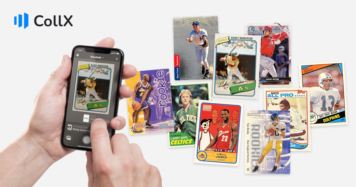 CollX Scan sports cards to find out what they're worth